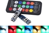 LED RGB gabarit chiroqlar uchun lampalar to'plami Т10, 2 dona