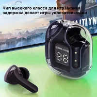 Беспроводные наушники, стерео-вкладыши TWS Hi-Fi, спортивная и игровая