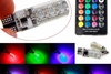 LED RGB gabarit chiroqlar uchun lampalar to'plami Т10, 2 dona