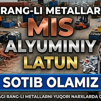 Mis alyuminiy latun rangli metallar sotib olamiz alumin медь алюминий латунь бронза куплю 