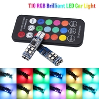 LED RGB gabarit chiroqlar uchun lampalar to'plami Т10, 2 dona