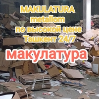 Makulatura karobka metallom qogʻoz kitob daftar jurnal makalatura matalalom
